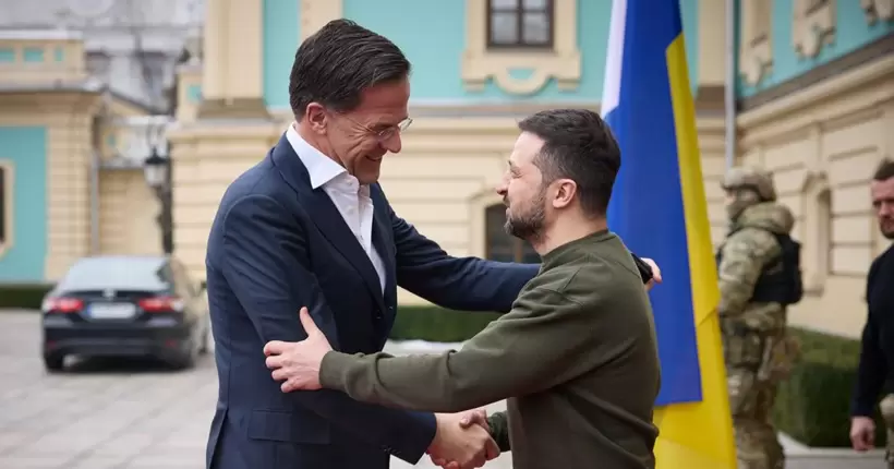 Зеленський поговорив із прем'єром Нідерландів про початок навчання на F-16