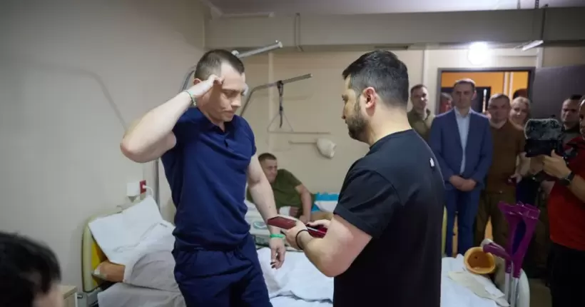 Зеленський відвідав реабілітаційний центр в Івано-Франківську