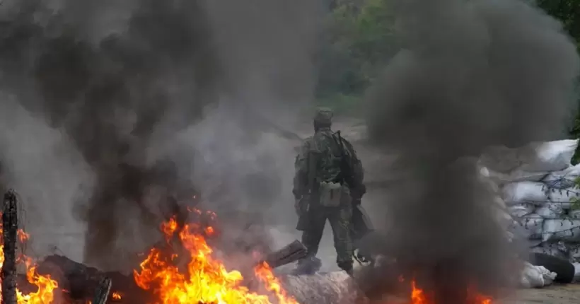 Патрульні потрапили під ворожий обстріл у Донецькій області (відео)