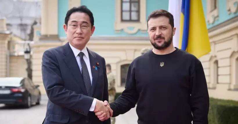 Зеленський провів розмову з прем'єром Японії Кішідою