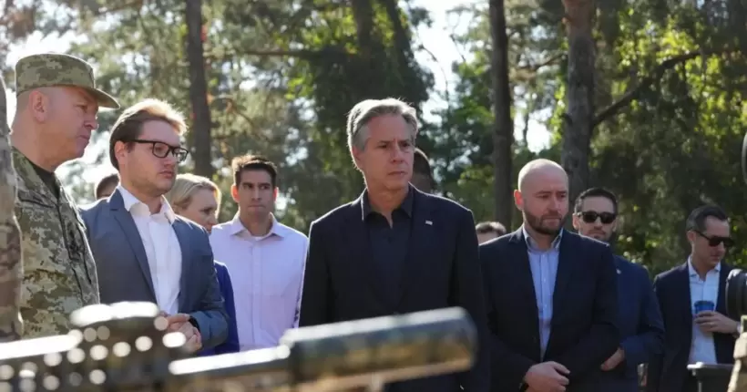 Блінкен відвідав позиції українських прикордонників (фото, відео)