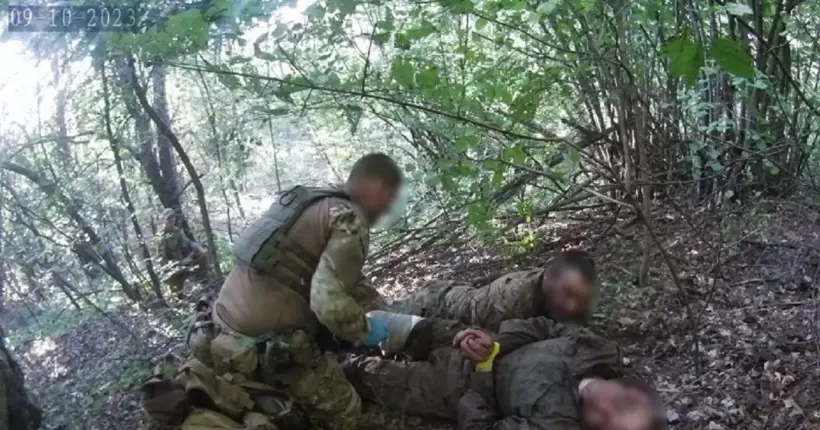 На Куп’янському напрямку прикордонники взяли в полон двох окупантів (відео)