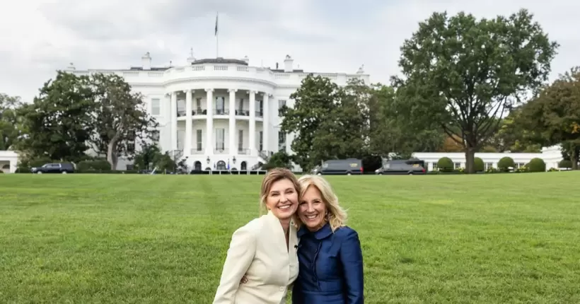 Олена Зеленська зустрілась із першою леді США Джилл Байден у Білому домі (фото)