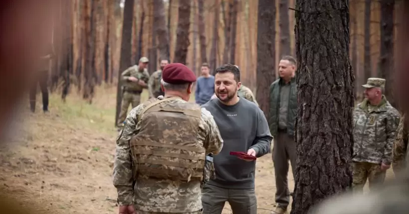 Зеленський відвідав на Харківщині Куп’янський та Лиманський напрямки