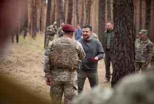Зеленський відвідав на Харківщині Куп’янський та Лиманський напрямки