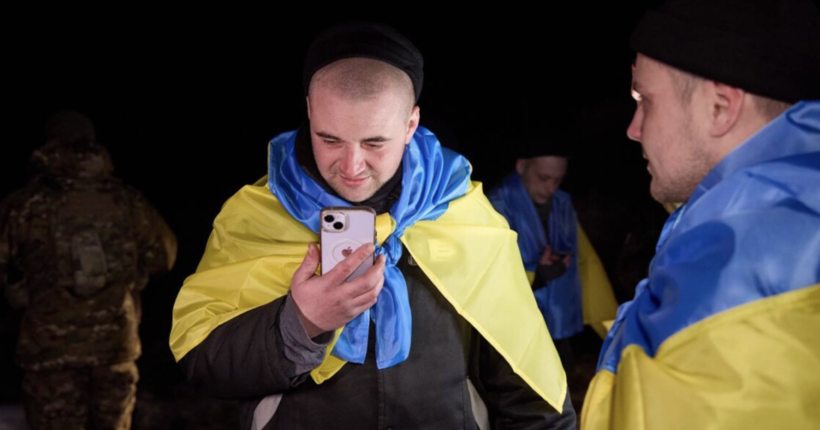 Зеленський показав відео з 51-го обміну полоненими
