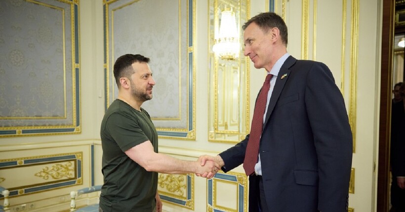 Зеленський зустрівся з канцлером казначейства Британії: про що говорили