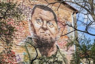 У Києві створили рекордний стінопис з образом Залужного (фото)