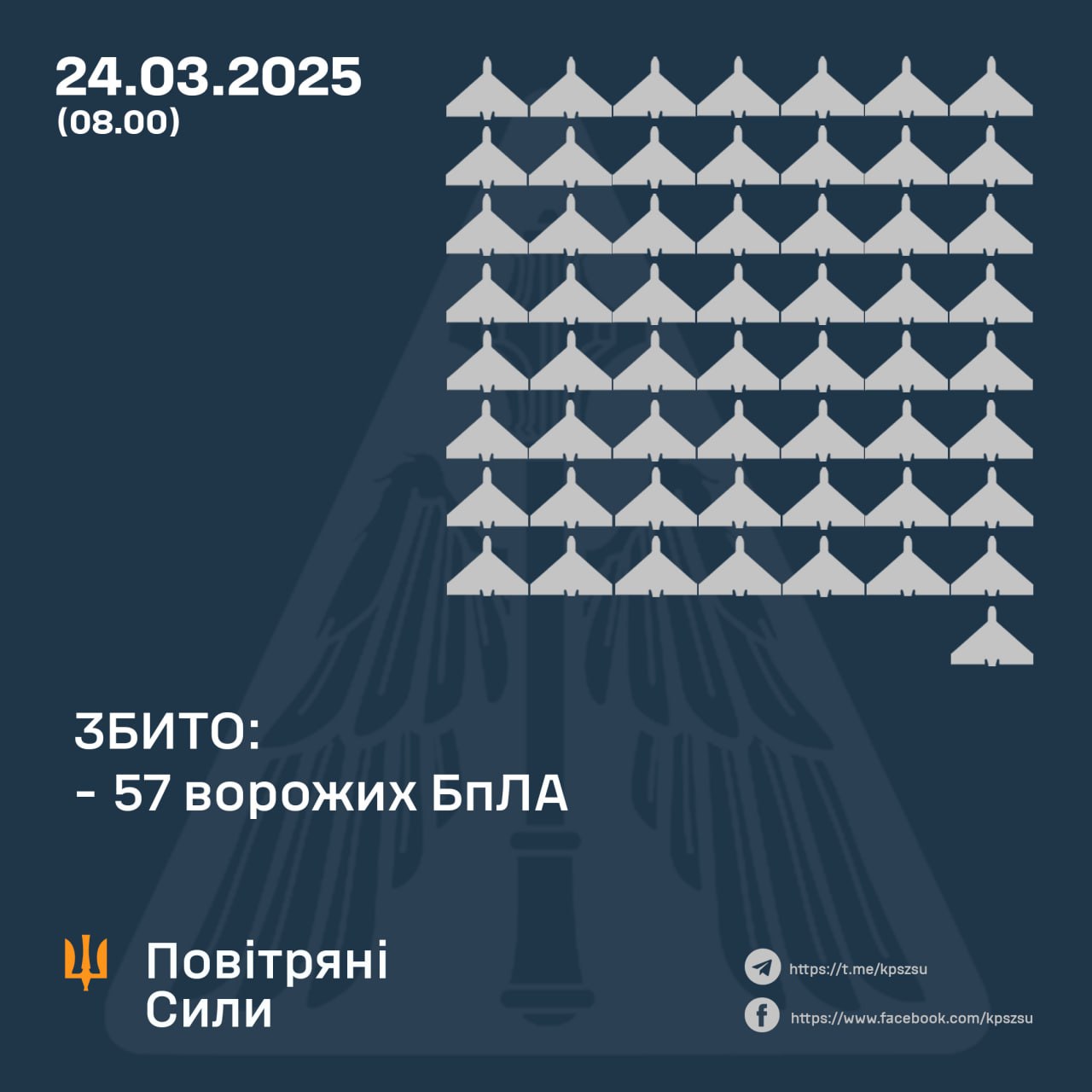 Повітряні сили 24 березня