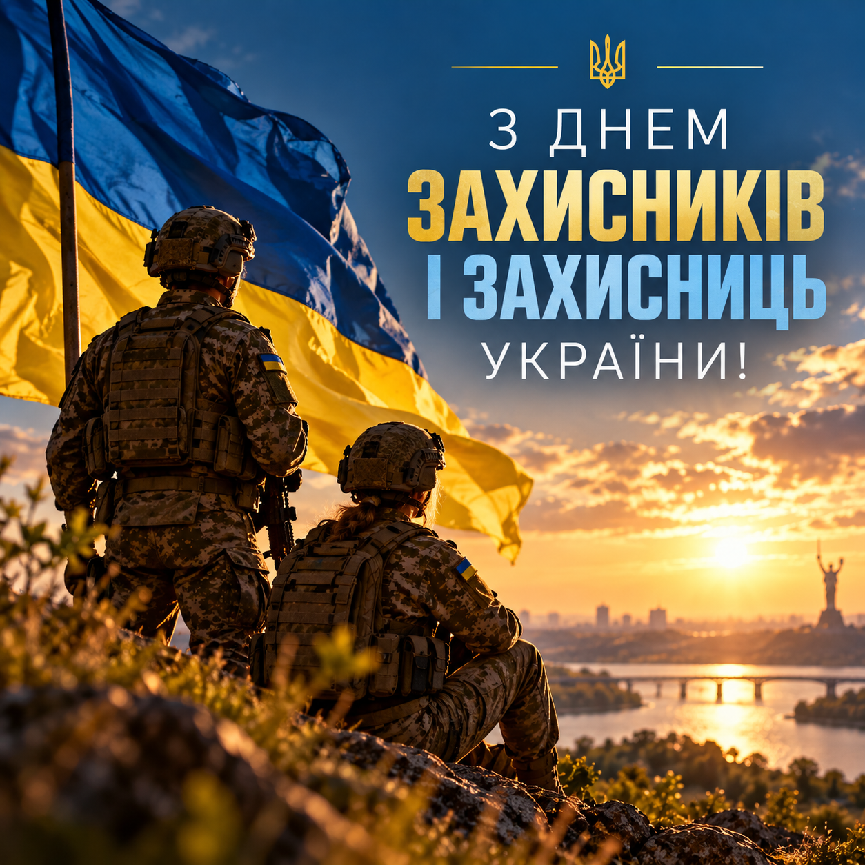 День захисників і захисниць 1 жовтня - привітання