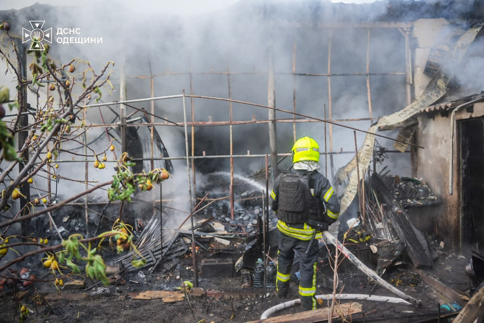 Одеська область - наслідки атаки сьогодні. Фото: ДСНС