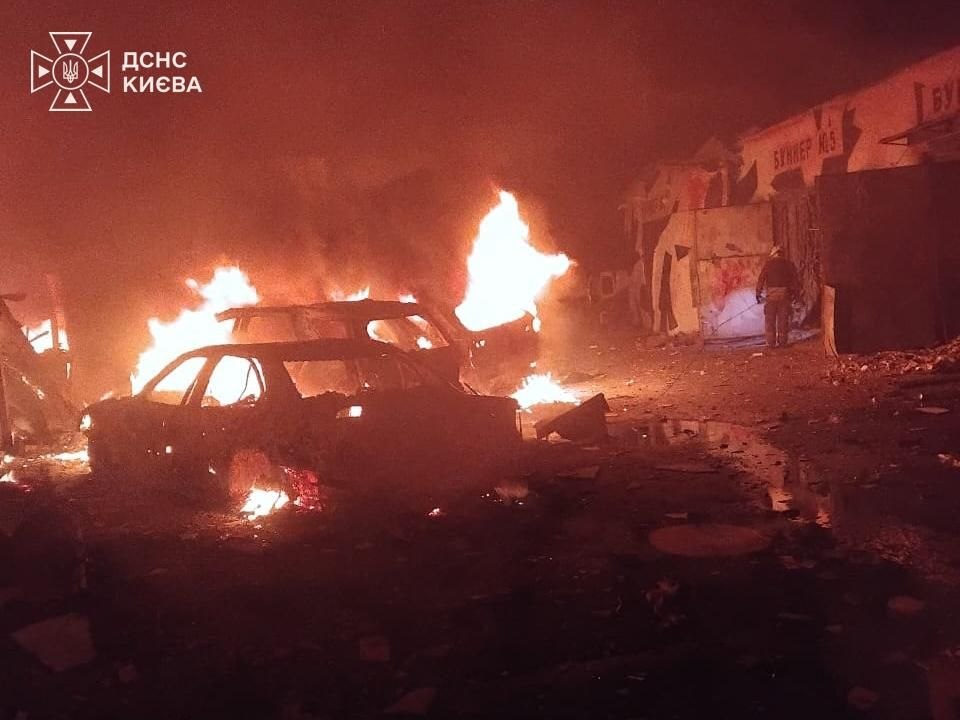 Київ - наслідки обстрілу 7 жовтня