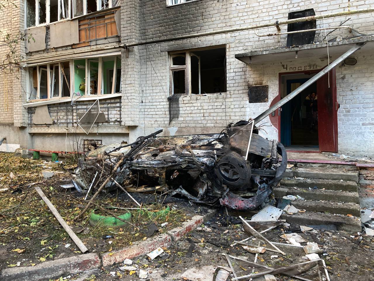 Кропивницький - фото наслідків обстрілу 14 жовтня