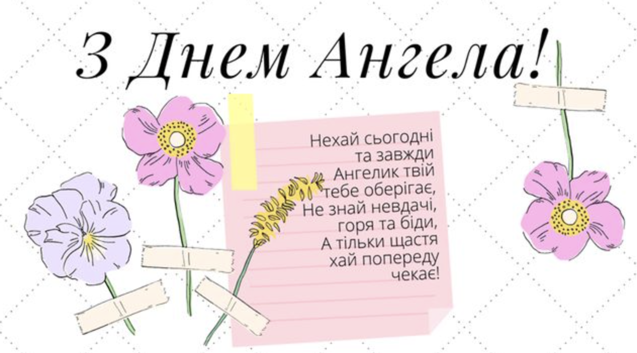 Привітання з Днем ангела