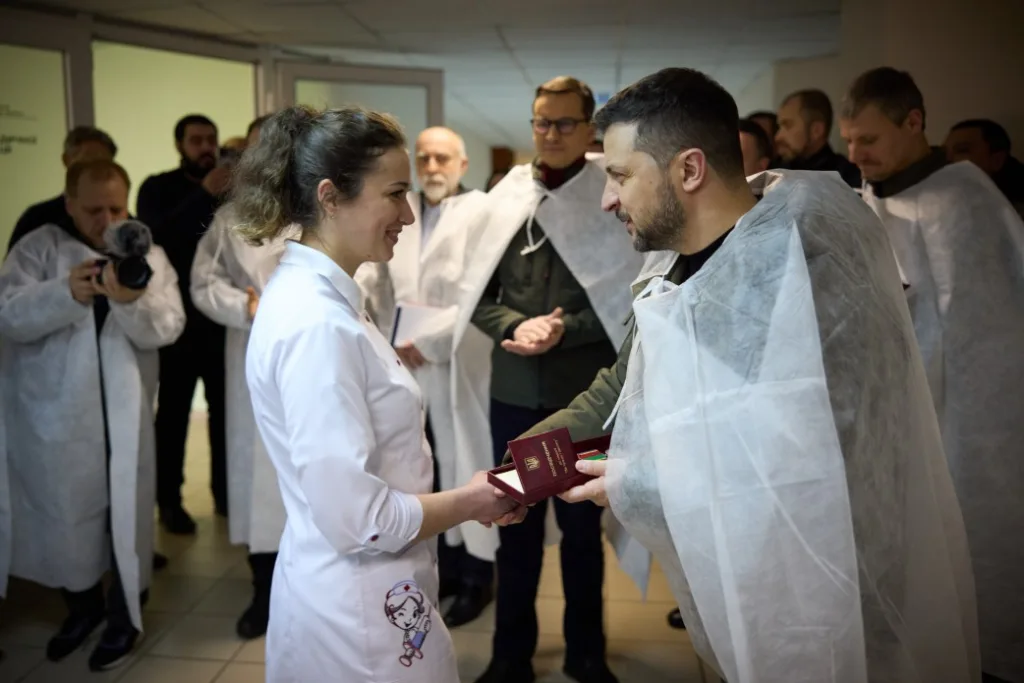 Зеленський і прем'єр-міністр Польщі Матеуш Моравецький відвідали українських бійців