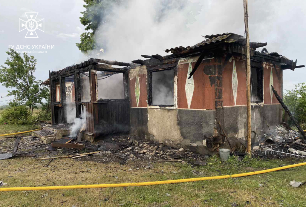 Пожежа у житловому будинку на Львівщині