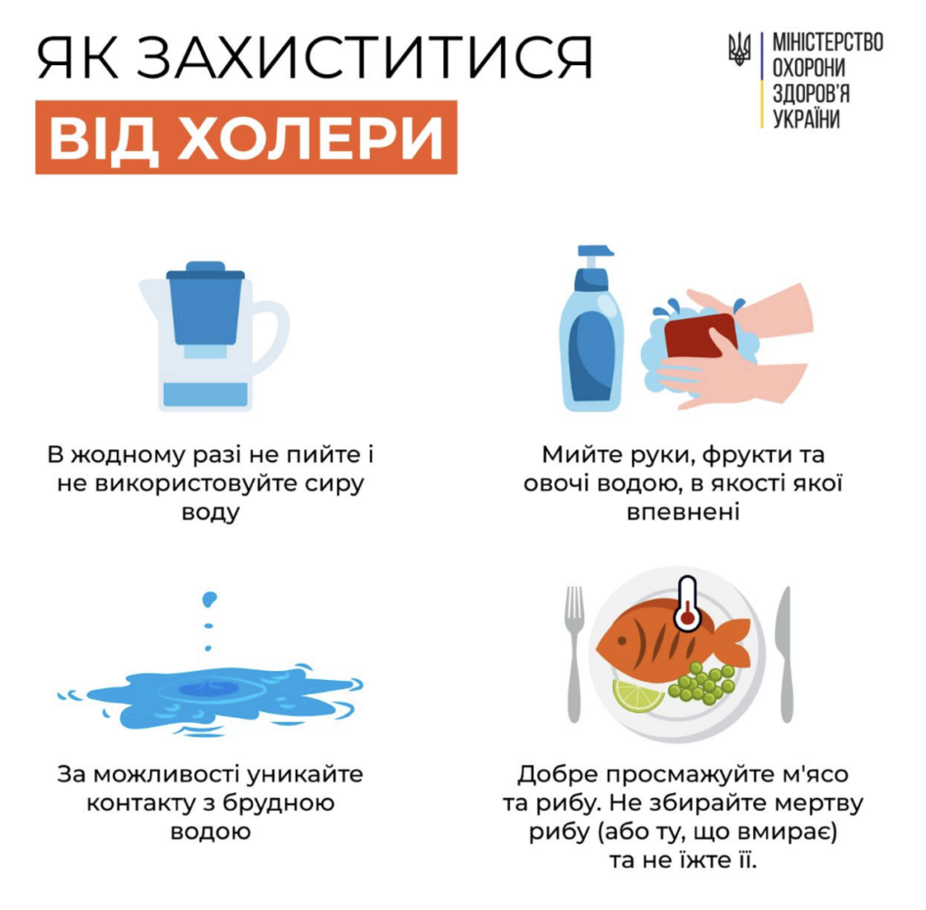 Як захиститися від холери: рекомендації МОЗ